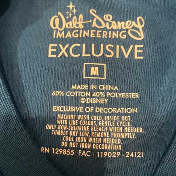 NWT Walt Disney Imagineering Sorcerer's Apprentice Mickey T-Shirt - Picture 5 of 5